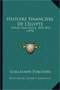 Histoire Financiere De L'Egypte