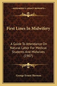 First Lines In Midwifery