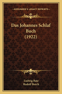 Johannes Schlaf Buch (1922)