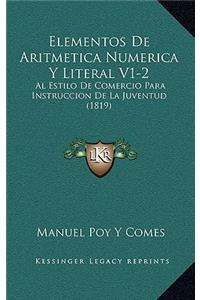 Elementos De Aritmetica Numerica Y Literal V1-2