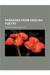 Passages from English Poetry