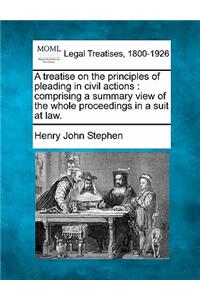 treatise on the principles of pleading in civil actions