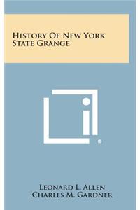 History of New York State Grange