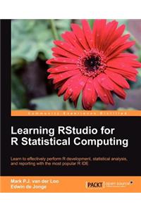 Learning Rstudio for R Statistical Computing