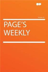 Page's Weekly Volume 24