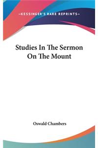 Studies In The Sermon On The Mount