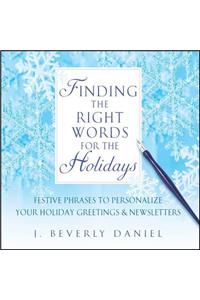 Finding the Right Words for the Holidays