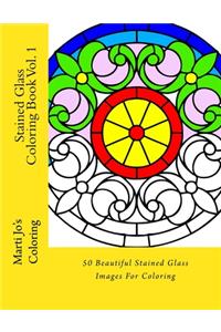 Stained Glass Coloring Book, Volume 1