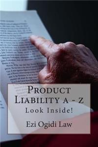 Product Liability a - z