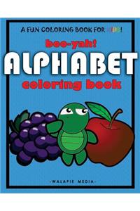 Boo-Yah! Alphabet Coloring Book