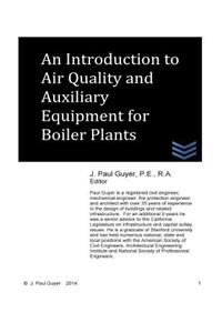 Introduction to Air Quality and Auxiliary Equipment for Boiler Plants