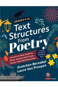 Text Structures from Poetry, Grades 4-12