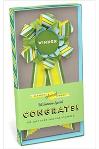 Knock Knock Congrats Personal Award Paper Ribbon