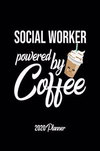 Social Worker Powered By Coffee 2020 Planner