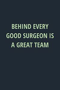 Behind Every Good Surgeon Is a Great Team