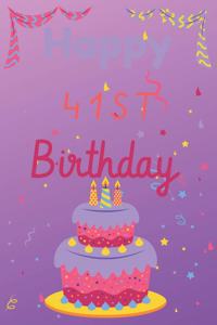 Happy 41st Birthday