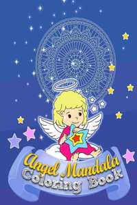 Angel - Mandala - Coloring book