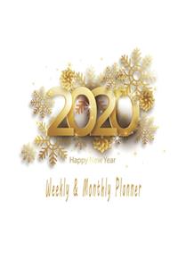 Happy new year 2020 Planner Weekly and Monthly