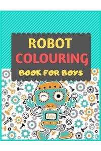 Robot Colouring Book For Boys