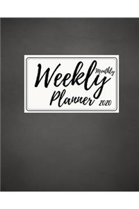 2020 Weekly & Monthly Planner