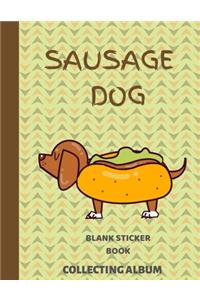 Sausage Dog Blank Sticker Book Collecting Album