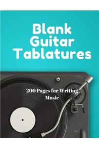 Blank Guitar Tablatures