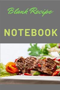 Blank Recipe Notebook