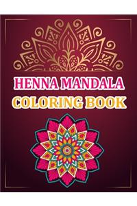 Henna Mandala Coloring Book