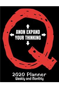 Q Anon Expand Your Thinking 2020 Planner