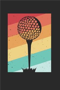 Golf Golfen Golfspieler Notizbuch