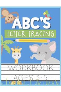ABC's Letter Tracing Workbook Ages 3-5