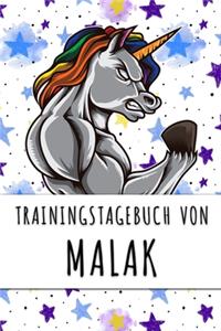 Trainingstagebuch von Malak