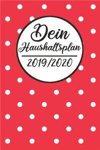 Dein Haushaltsplan 2019 / 2020