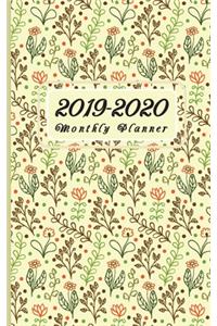 F4 Monthly Planner Flowers Cover