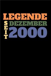 Legende seit Dezember 2000
