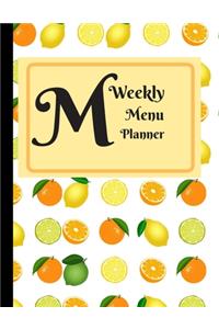 Weekly Menu Planner: Plan and Track Your Meals Weekly /Food Planner / Diary Daily Meal Plan And detailed Shopping List Birthday Present for mom, Girl friend, coworker Be