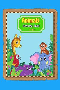 Animals Activity Book for Kids