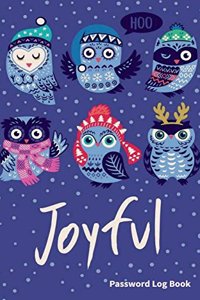 Joyful Password Log Book