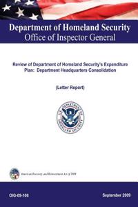 Review of Department of Homeland Security's Expenditure. Plan