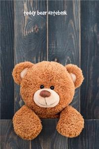 Teddy Bear Notebook