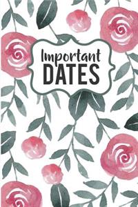 Important Dates