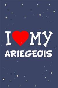 I Love My Ariegeois Dog Breed Journal Notebook