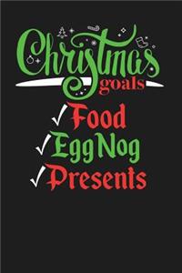 Christmas Goals Food Eggnog Presents