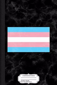 Transgender Pride Flag Composition Notebook
