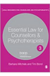 Essential Law for Counsellors and Psychotherapists