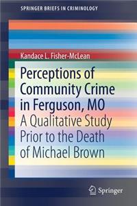Perceptions of Community Crime in Ferguson, Mo