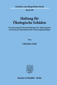 Haftung Fur Okologische Schaden