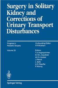 Surgery in Solitary Kidney and Corrections of Urinary Transport Disturbances