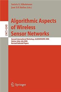 Algorithmic Aspects of Wireless Sensor Networks