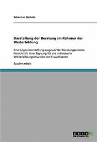 Darstellung der Beratung im Rahmen der Weiterbildung